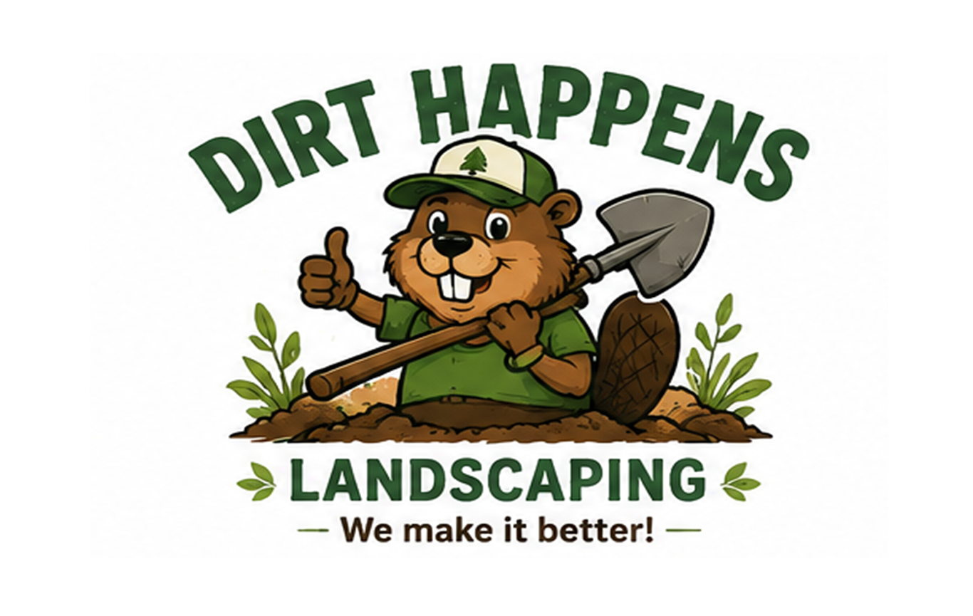 Dirt Happens We make it look good Logo created by Steel Toe Creative